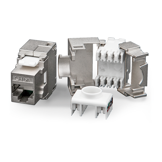 Cat6A RJ45 Keystone Jack CTK Contact